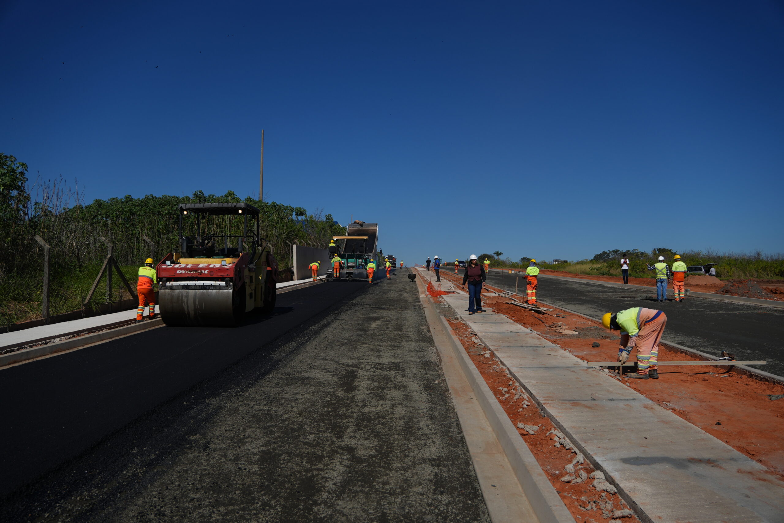 Após obra de asfalto, prolongamento da Panaíno ganhará rotatória no Jd. Nova Europa