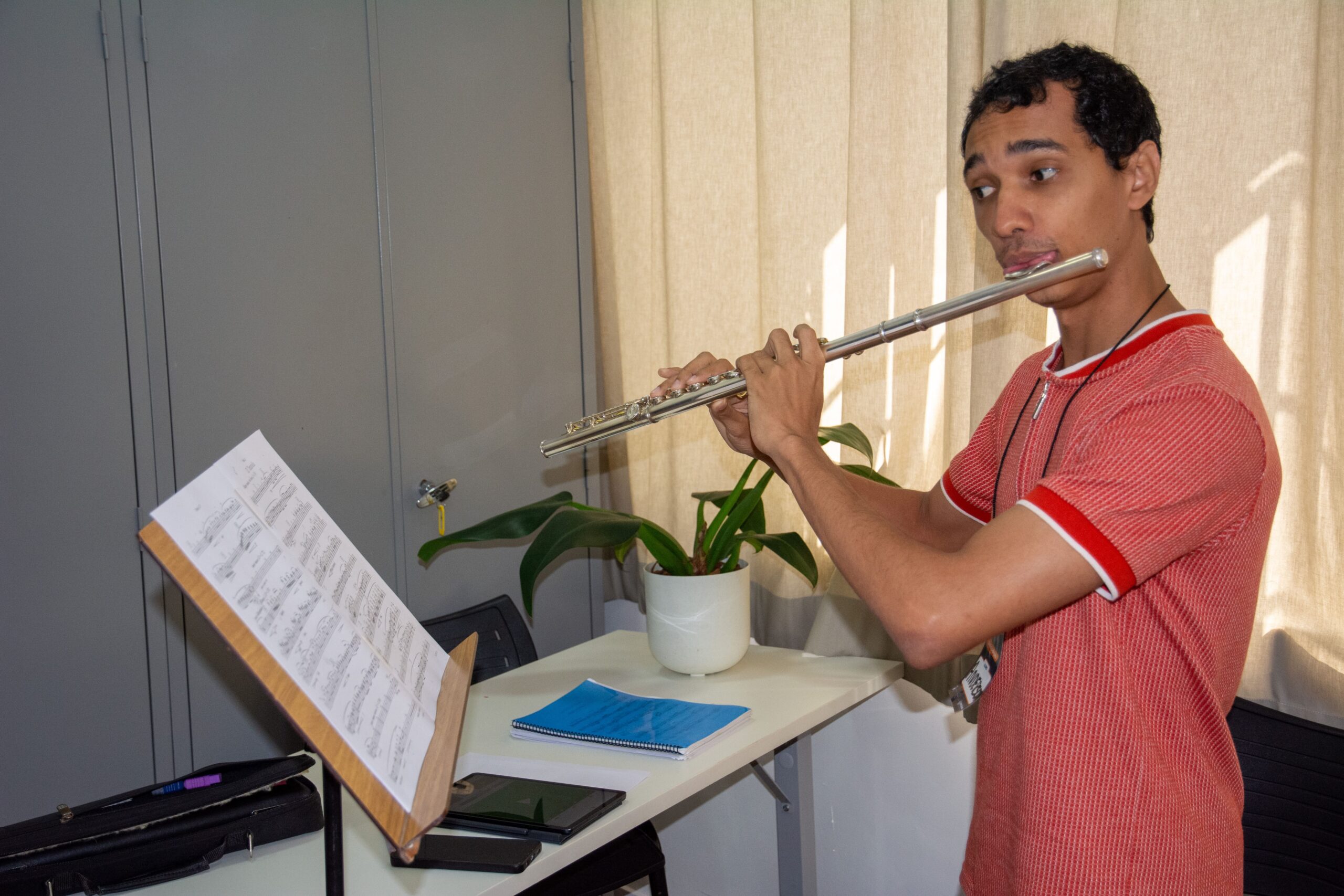 Com ajuda de colegas e professores, jovem estudante do RN participa do I Festival Internacional de Música de Hortolândia